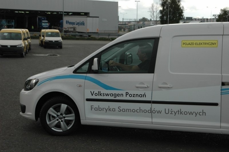 Elektryczny VW Caddy.