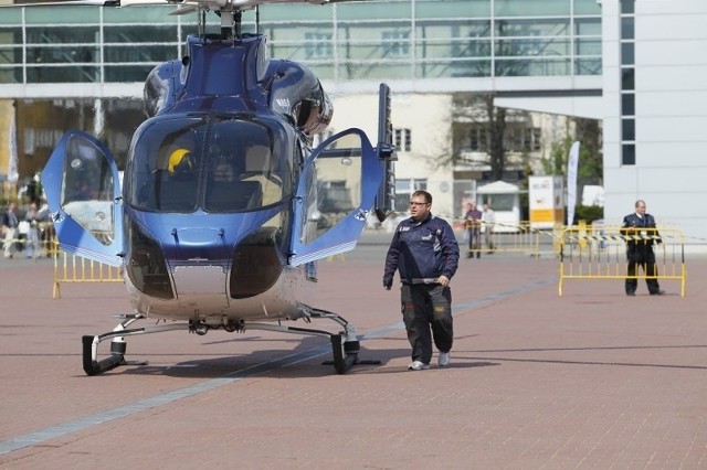 Helikopter MD Explorer można oglądać na Międzynarodowych Targach Poznańskich.