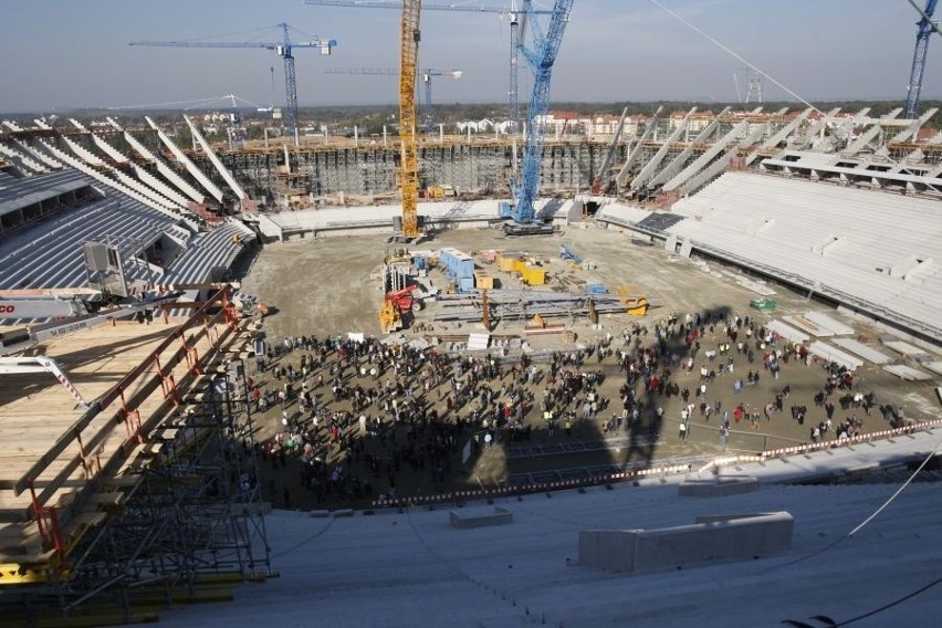 Wrocław: Drzwi otwarte stadionu na Pilczycach (Zdjęcia)