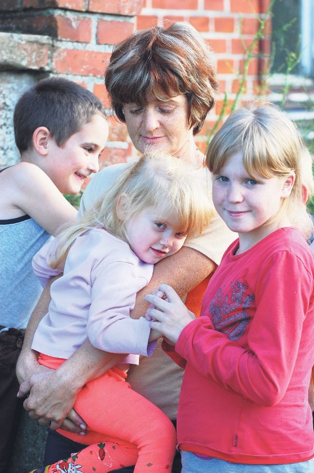 Kasia Giżyńska wraz z rodziną