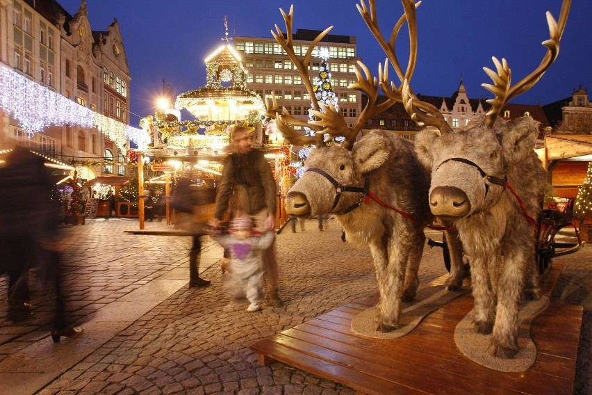 Wrocław: Na Rynku trwa Jarmark Bożonarodzeniowy (ZDJĘCIA)