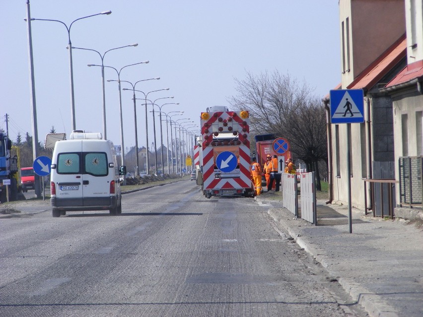 W  Gnieźnie GDDKiA już zaczęła remont ulicy wylotowej w...