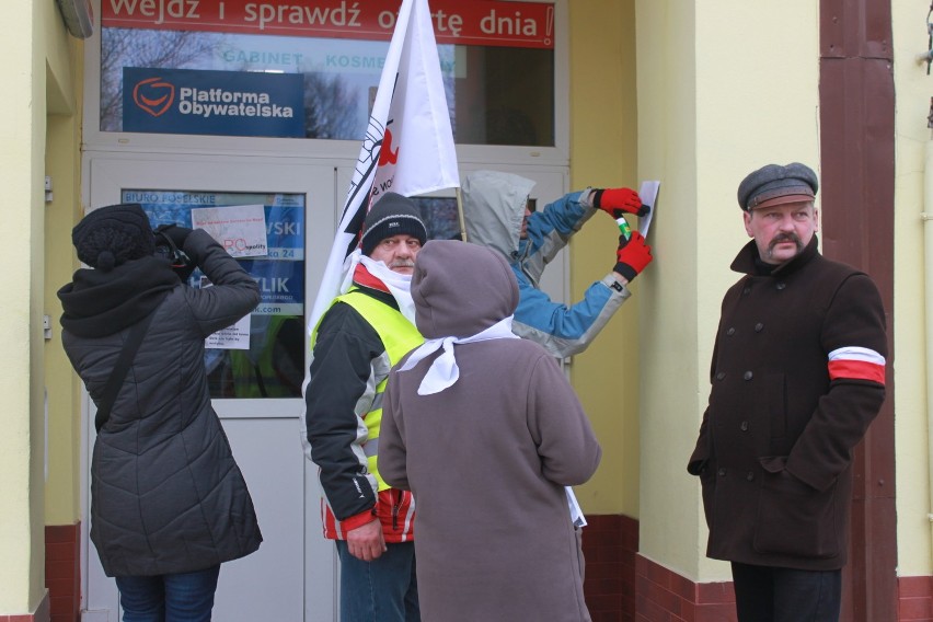 Strajk na Śląsku: Pikieta w Jastrzębiu-Zdroju [ZOBACZ ZDJĘCIA]