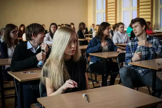 W środę próbna matura z matematyki. Dzień wcześniej - z języka polskiego (na zdjęciu).