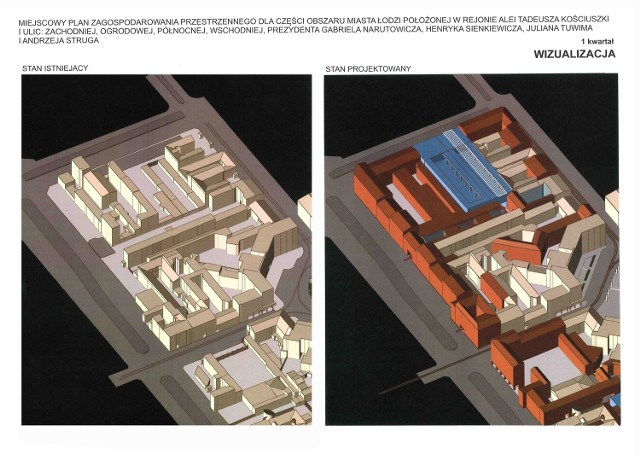 Tak ma wyglądać kwartał Zachodnia, Ogrodowa, Nowomiejska i Legionów