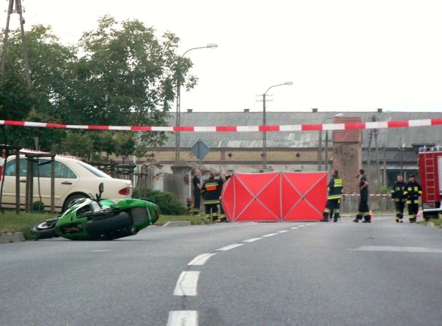 Śmiertelny wypadek motocyklisty w Kwilczu.