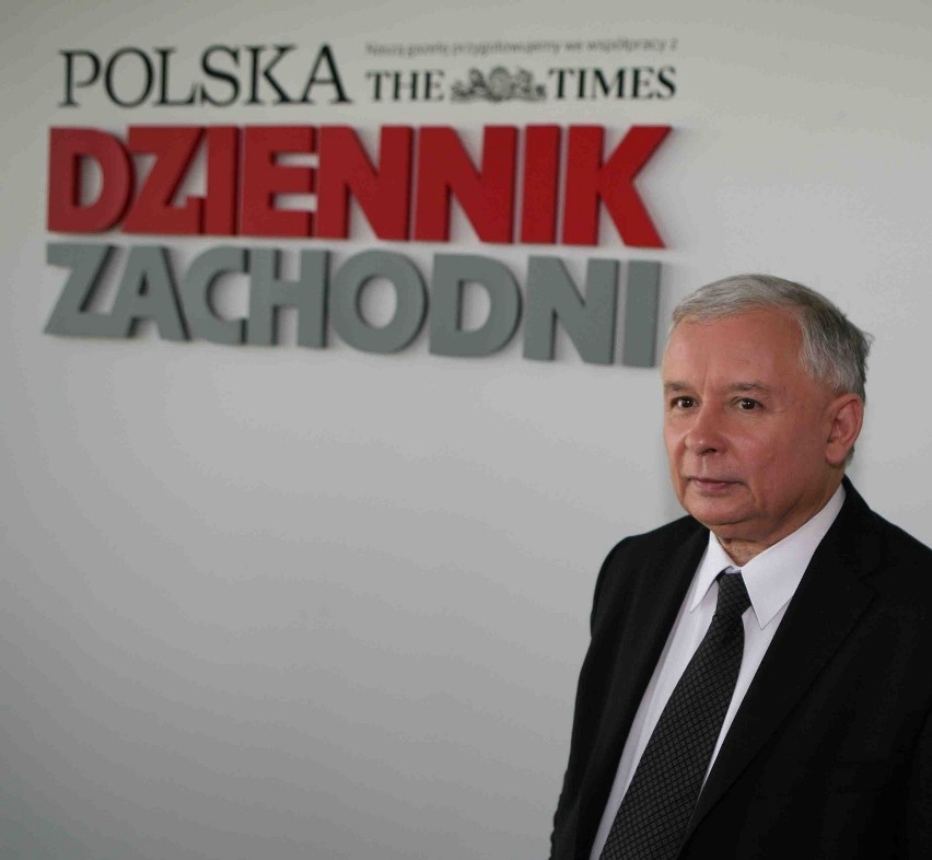 Jarosław Kaczyński w Dzienniku Zachodnim