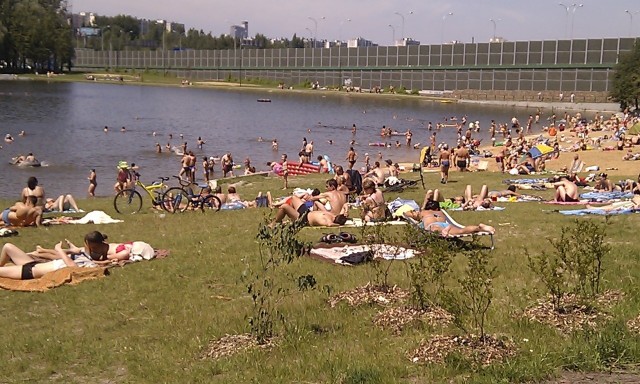 Kąpielisko w Dolinie Trzech Stawów w Katowicach