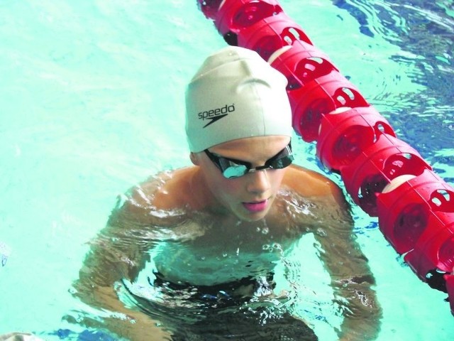 Igor Prószyński jest wielką nadzieją kraśnickiego pływania