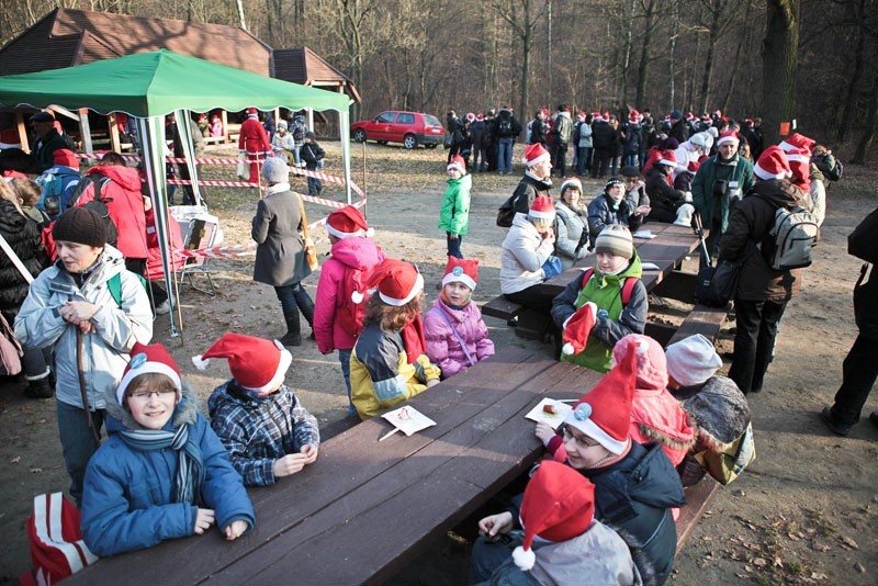 Rajd Mikołajkowy w Lesie Łagiewnickim [ZDJĘCIA]