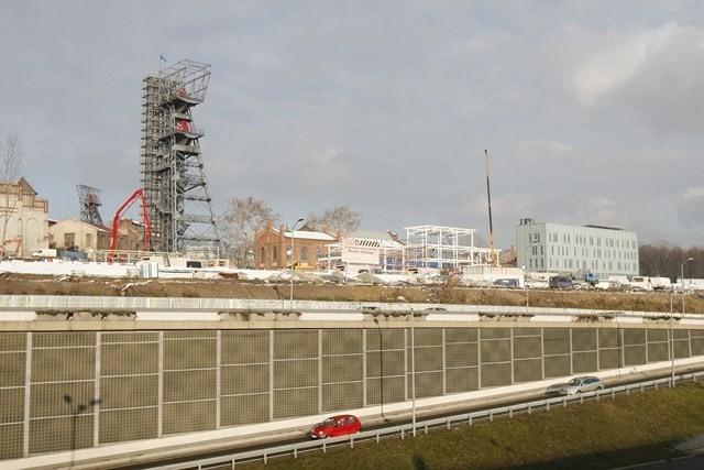 Nowy gmach Muzeum Śląskiego powstaje na terenie po dawnej kopalni Katowice