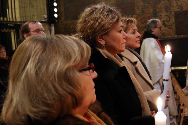 Halina Rozpondek,  Krystyna Bochenek i Jadwiga Wiśniewska