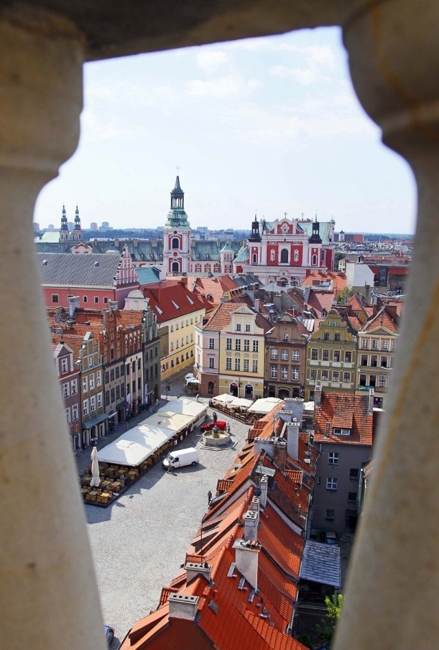 Poznań widziany z ratuszowej wieży