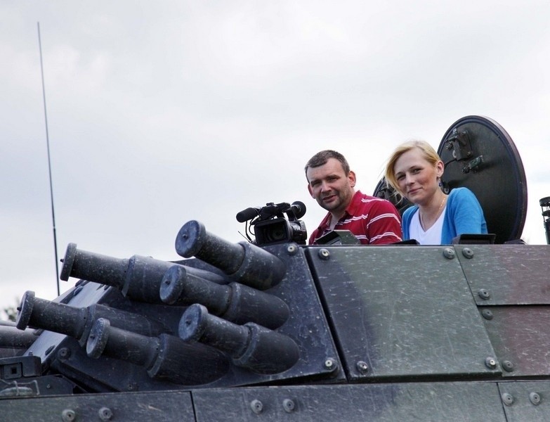 Nasi dziennikarze na poligonie w Biedrusku