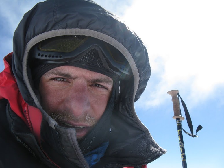 Tomasz Kowalski na szczycie Mount McKinley (Denali) na...