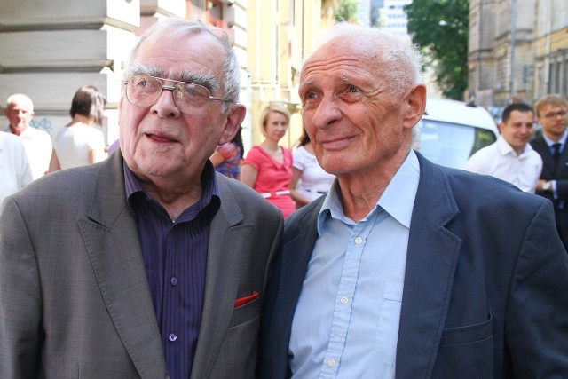 Prof. Marian Konieczny (z lewej) i Leopold Rene Nowak