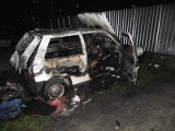 Wrocław: Spłonął samochód na Popowicach (ZDJĘCIA)