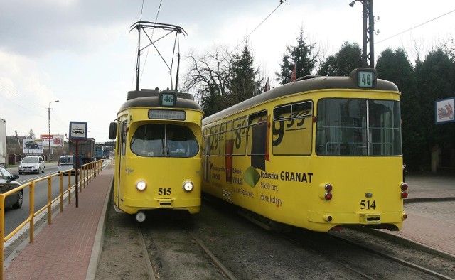 W Ozorkowie zderzyły się 2 tramwaje linii 46.