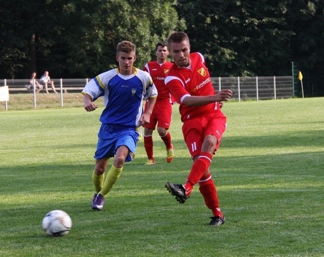 Cztery bramki nakielskiego Orła w meczu z MKS Zabrze-Kończyce 4:2