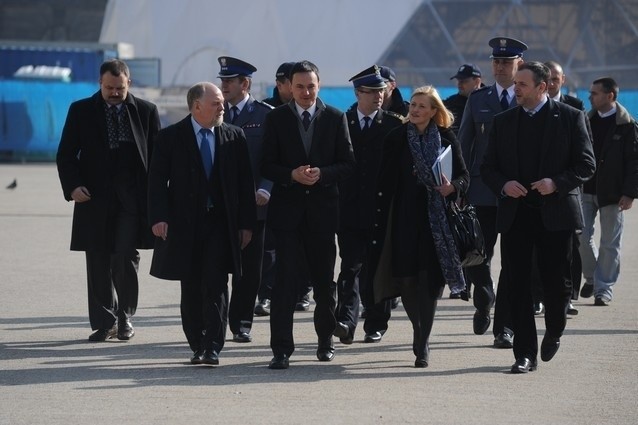 Minister spraw wewnętrznych Jacek Cichocki w Poznaniu.