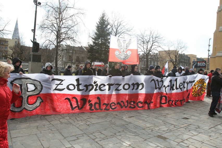 Marsz pamięci Żołnierzy Wyklętych w Łodzi