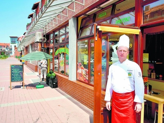 Jacek Pacholski z restauracji Pan Smak chwali sobie atmosferę Zielonej Podkowy