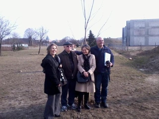 Efraim Fridlich otrzymał drzewko w Parku Ocalałych