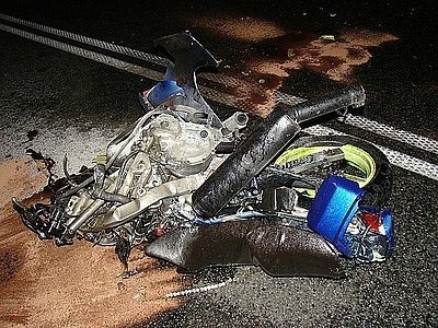 Ochojec: Wypadek na Rybnickiej. Ranny motocyklista