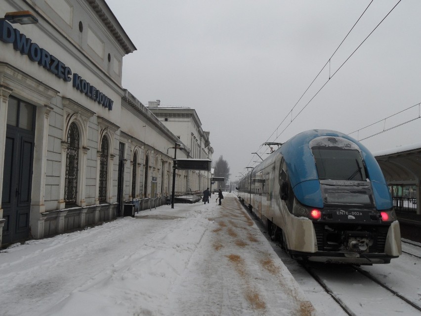 Strajk na kolei w Sosnowcu