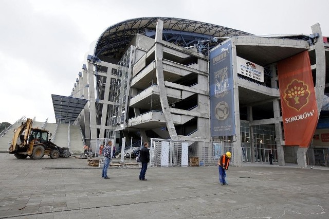 Stadion Miejski na kilka dni przed oficjalnym otwarciem