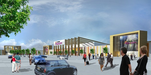 Drugi etap budowy Felicity ma ruszyć w 2012 r. Do obiektu ma się wprowadzić m.in. hipermarket Auchan.