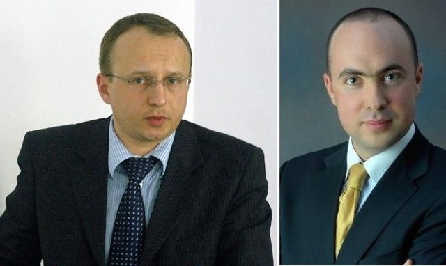 Paweł Szałamacha (z lewej) zastąpił Maksa Kraczkowskiego na pierwszym miejscu pilskiej listy wyborczej Prawa i Sprawiedliwości.