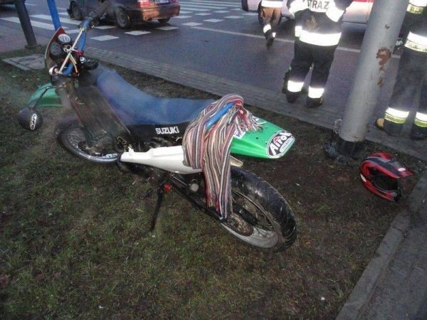 Nowy Sącz: 18-letni motocyklista zginął w wypadku [ZDJĘCIA]