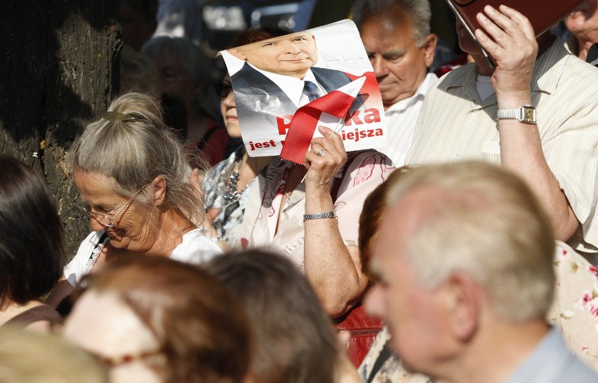 Wrocław: Jarosław Kaczyński przyjechał z kampanią (ZDJĘCIA)