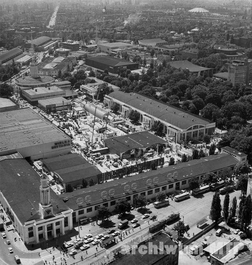 MTP i okolice z lotu ptaka. Rok 1978.