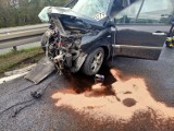 Groźny wypadek na DK 1 w Brudzowicach. Droga zablokowana
