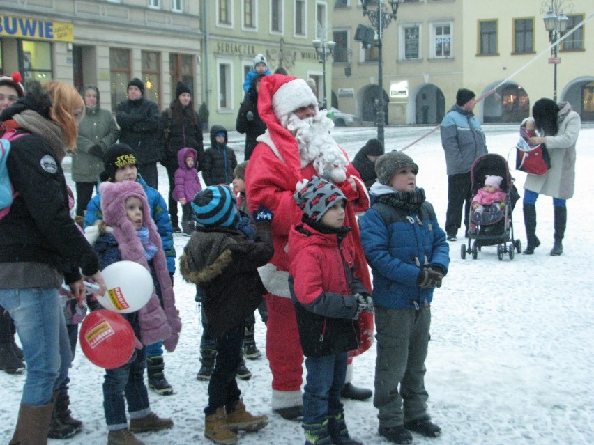 Święty Mikołaj na rynku w Tarnowskich Górach