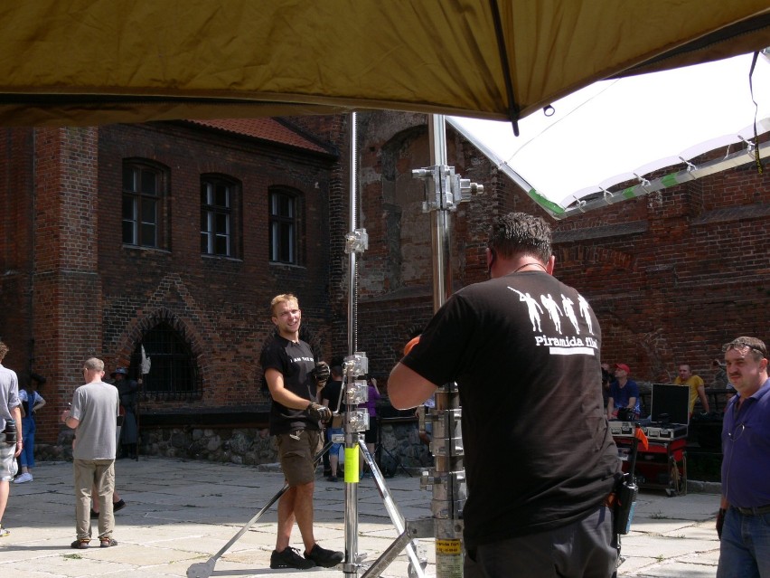Zdjęcia do "Korony królów" kolejny raz w Kwidzynie. Filmowcy ponownie pojawili się w zamku [ZDJĘCIA]