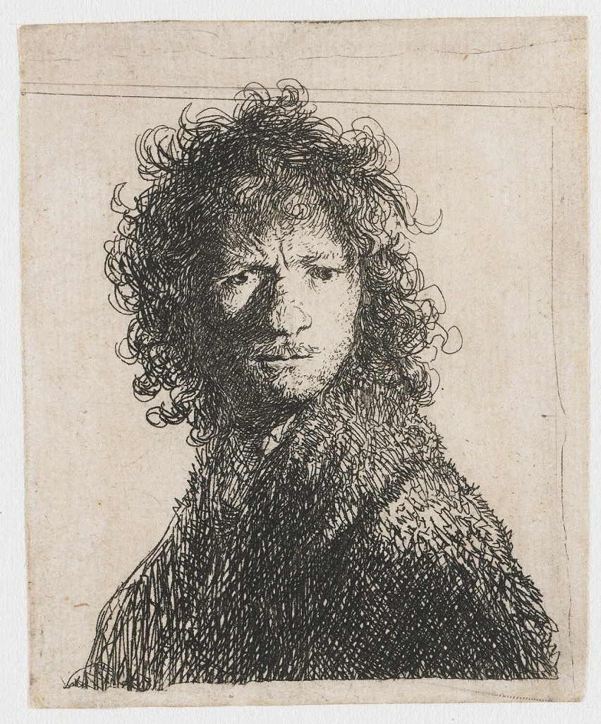 Oryginalna grafika Rembrandta z 1630 roku