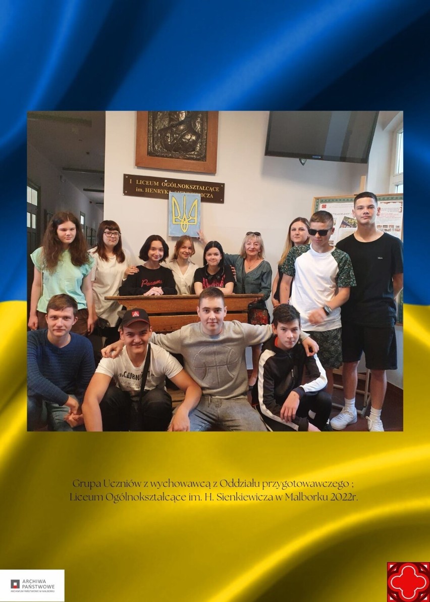 Malbork. Twórczość uczniów z Ukrainy podczas Europejskich Dni Dziedzictwa 2022