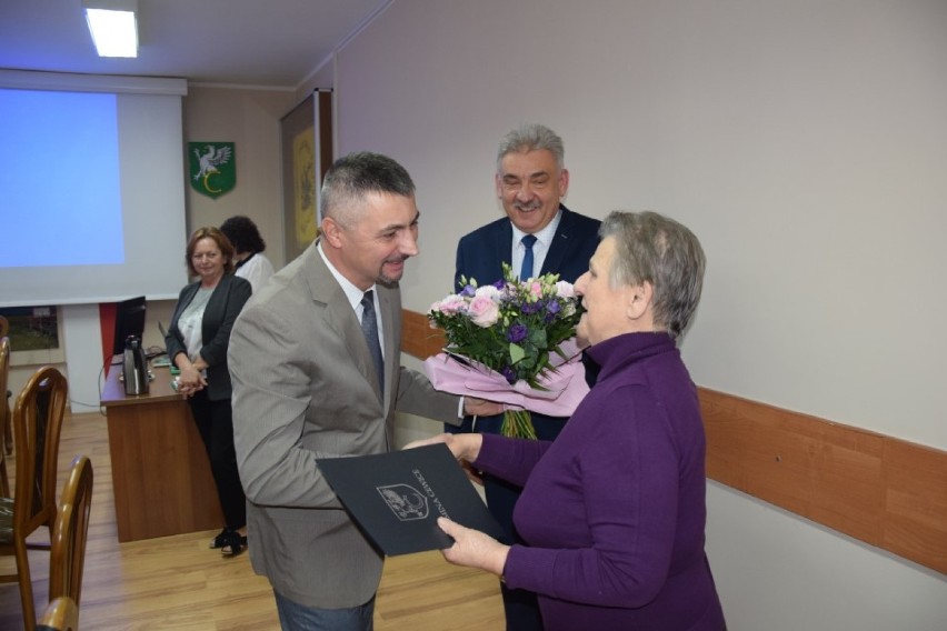 Podziękowania dla Anny Walkusz, sołtys Łebuni za 30 lat pracy na rzecz sołectwa [ZDJĘCIA]