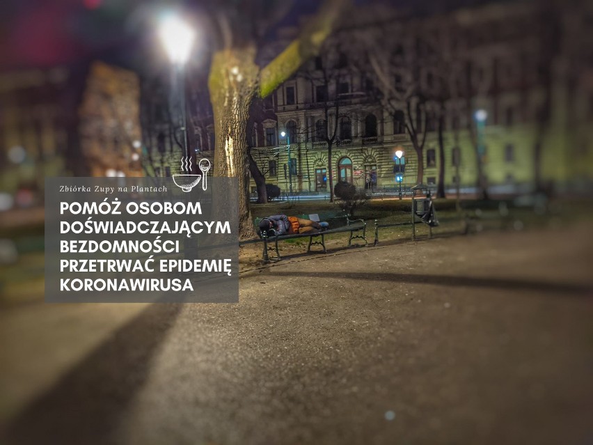 Koronawirus w Krakowie. Wolontariusze Zupy na Plantach organizują paczki dla bezdomnych. "Potrzeba firm, partnerów i sponsorów"