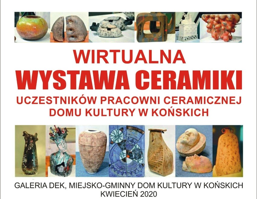 Wernisaż wystawy Ceramika odbył się… na facebooku. Zobacz zdjęcia wszystkich prac