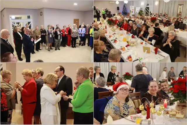 Tak przebiegało świąteczne spotkanie członków i przyjaciół Stowarzyszenia "Eurointegracja" we Włocławku, 15 grudnia 2023 roku.