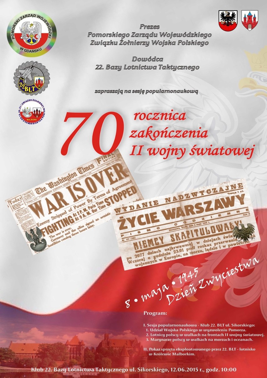 Żołnierska konferencja w Malborku z okazji 70 rocznicy zakończenia wojny