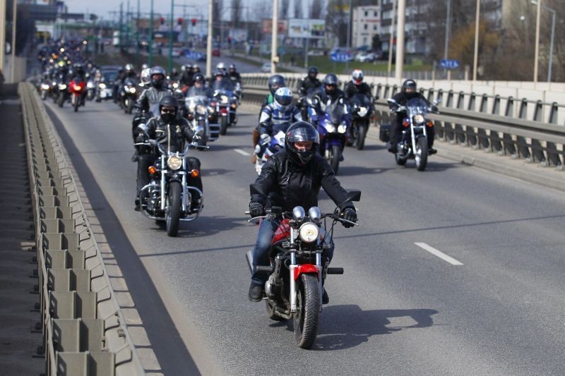Wielka parada motocyklistów ulicami Poznania