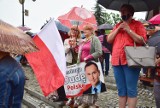 Prezydent Andrzej Duda w Kwidzynie. Rok temu na Placu Św. Jana Pawła II walczył o poparcie przed II turą wyborów prezydenckich