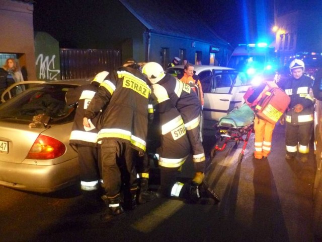 Wypadek na Poznańskiej we Wronkach