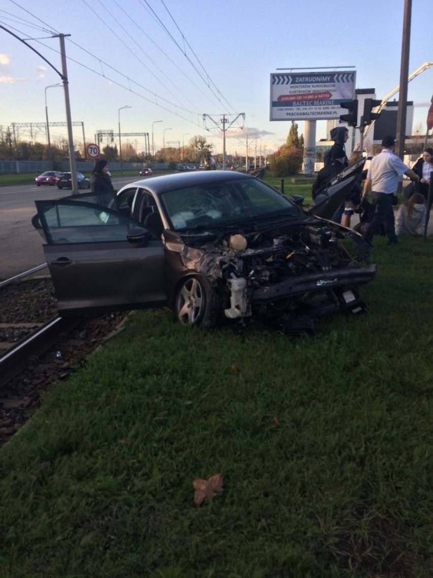 Wypadek na ul. Jana z Kolna w Gdańsku [29.10.2019]