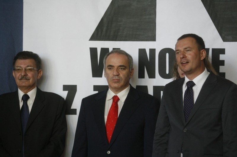 Garri Kasparov odwiedził Lubin